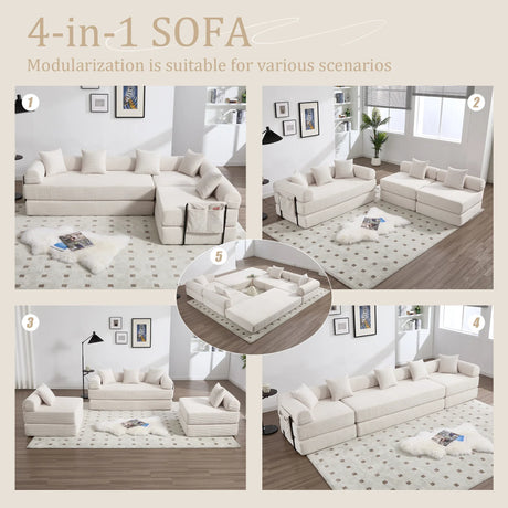 Convertible Corduroy Folding Memory Foam Sofa Bed - Omega Lifestyles