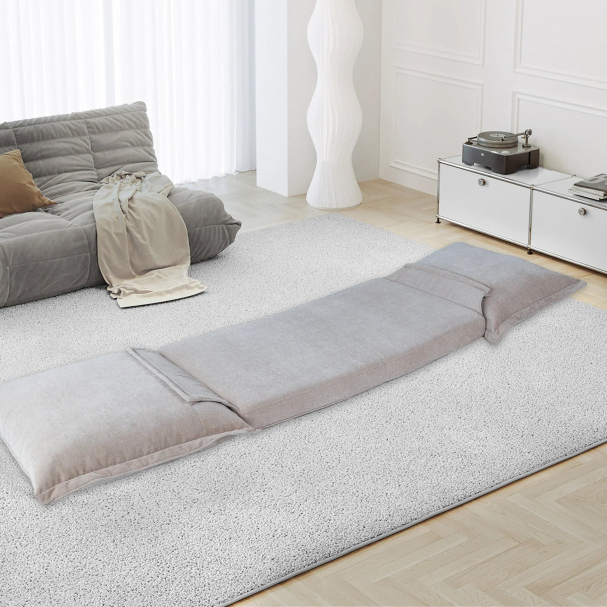 Adjustable Multi-Position Floor Sofa Chair With Foam Padding - Omega Lifestyles