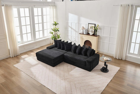 Corduroy 3-in-1 Convertible Foldable Floor Sofa Bed - Omega Lifestyles