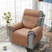 Anti-Slip Recliner Chair Cover Solid Color Quilted Seat Slipcover Anti-Wear Relax Armchair Coushion for Living Room Home
