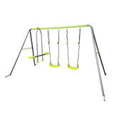 Metal Outdoor Kids Swing Set With Four Seats - Omega Lifestyles