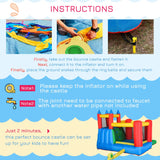 Inflatable Kids Bounce House Water Slide With Pool - Omega Lifestyles