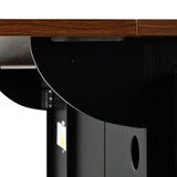 Farmhouse Kitchen Island Cart With Power Outlet - Omega Lifestyles