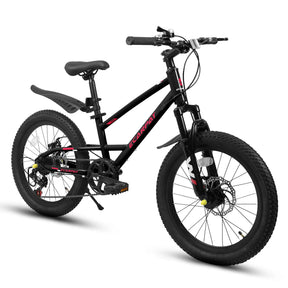 20-Inch 7-Speed Front Suspension Kids Mountain Bike - Omega Lifestyles