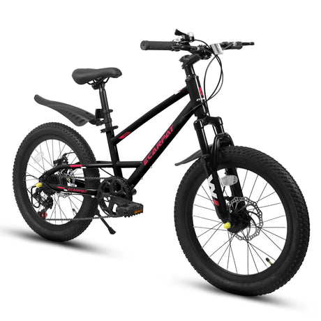 20-Inch 7-Speed Front Suspension Kids Mountain Bike - Omega Lifestyles
