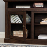 American Traditional Brown MDF TV Stand Console - Omega Lifestyles