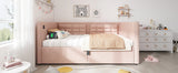 Twin Pink Velvet Upholstered Hydraulic Storage Bed Frame - Omega Lifestyles