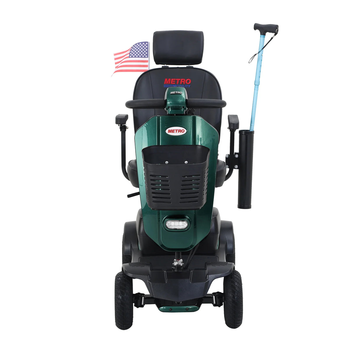 Outdoor Compact Emerald Mobility Scooter With USB Charger Port - Omega Lifestyles