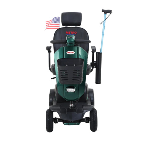 Outdoor Compact Emerald Mobility Scooter With USB Charger Port - Omega Lifestyles