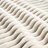 Modern Convertible U-Shaped Corduroy Fabric Sofa - Omega Lifestyles