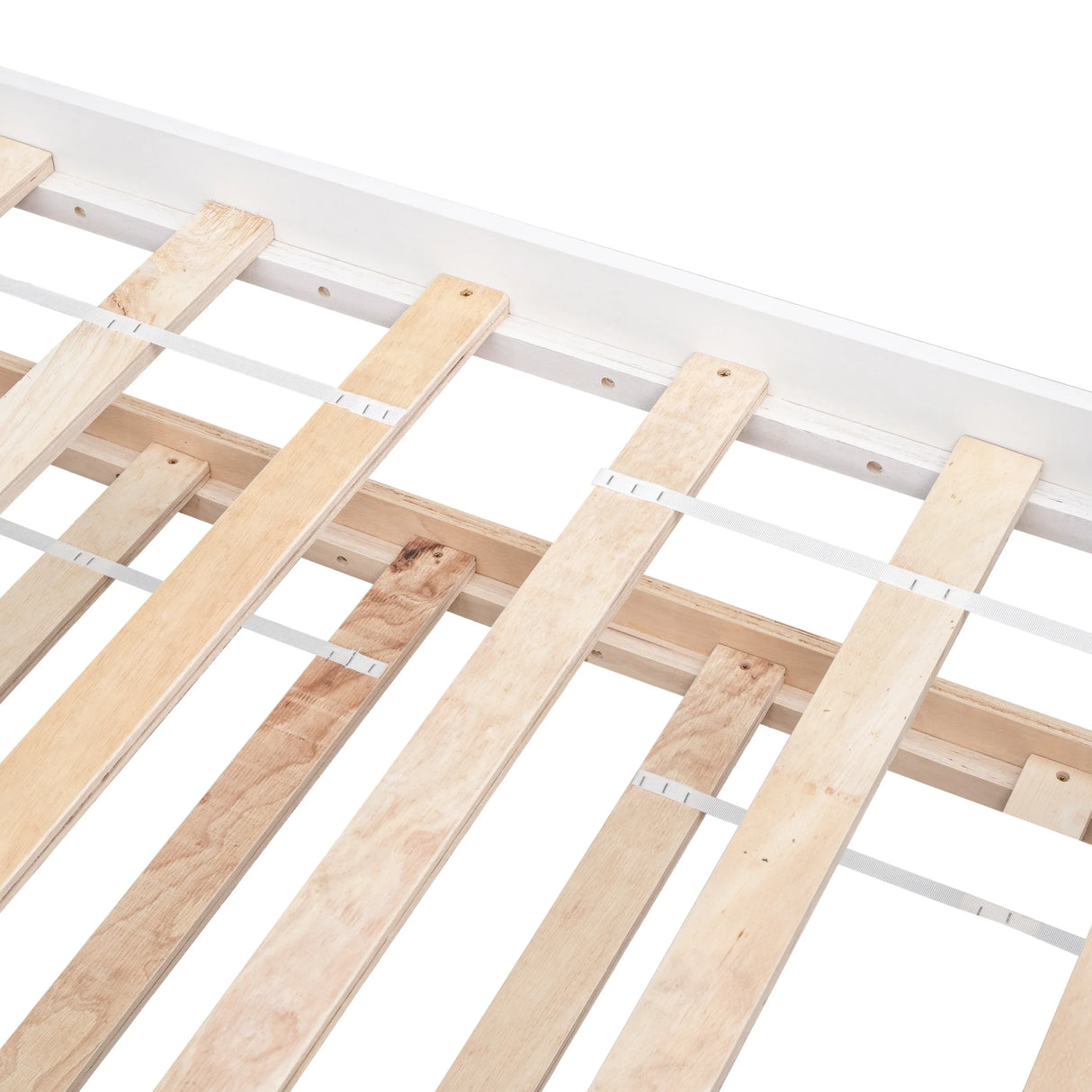 Twin Platform Bed Frame With Pull-Out Trundle - Omega Lifestyles