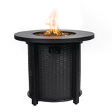 30-Inch 50000 BTU Propane Steel Fire Pit Table
