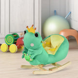 Plush Kids Ride-On Frog Rocking Chair With Music - Omega Lifestyles