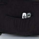 Medium-Firm Corduroy Remote-Controlled Heating Massage Recliner - Omega Lifestyles