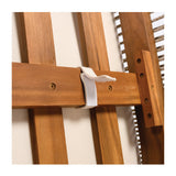 Premium Acacia Wood Outdoor Tub Club Chair With Cushions - Omega Lifestyles