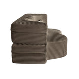 Full Size Plush Corduroy Foam Folding Sofa Bed With Pillows - Omega Lifestyles