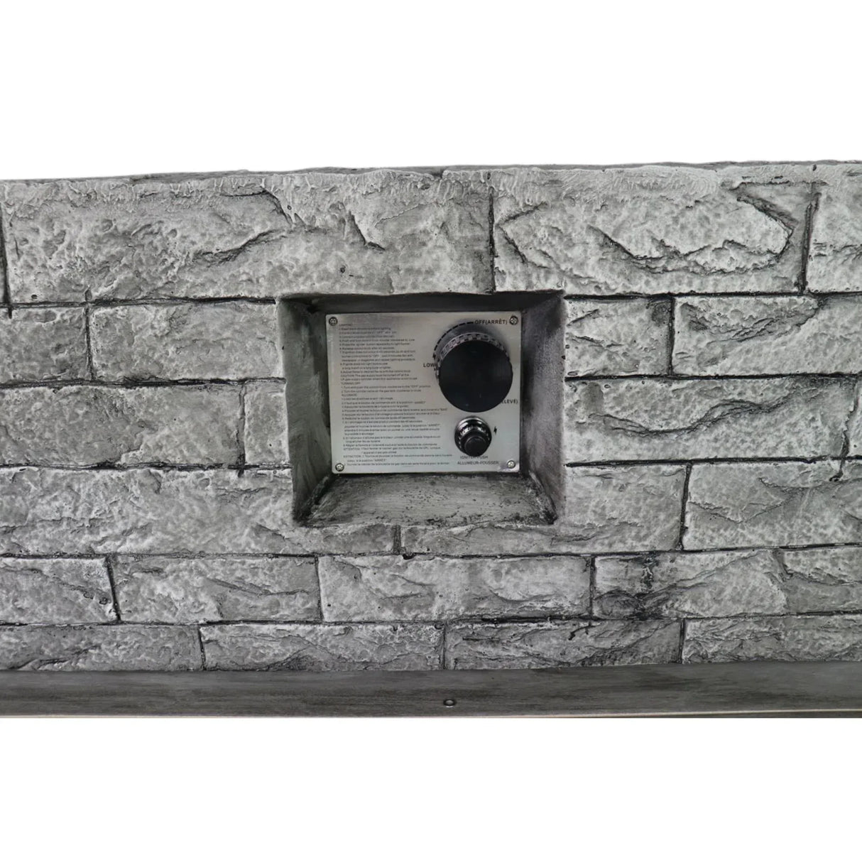 Modern Fiber Reinforced Concrete Propane Fire Pit Table - Omega Lifestyles