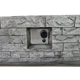 Modern Fiber Reinforced Concrete Propane Fire Pit Table - Omega Lifestyles