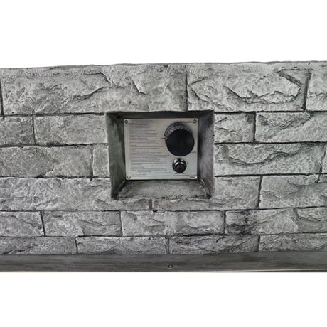 Modern Fiber Reinforced Concrete Propane Fire Pit Table - Omega Lifestyles