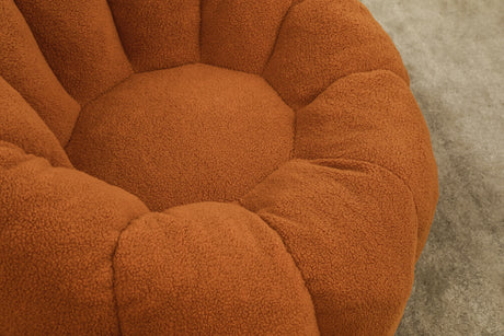 Plush Teddy Foam Bean Bag Chair With Armrests - Omega Lifestyles