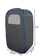 Portable Steam Sauna Tent With Folding Chair and Remote - Omega Lifestyles