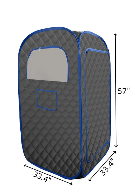Portable Steam Sauna Tent With Folding Chair and Remote - Omega Lifestyles