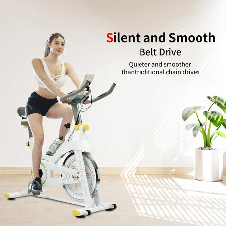 Indoor Fitness Steel Frame Adjustable Exercise Bike - Omega Lifestyles