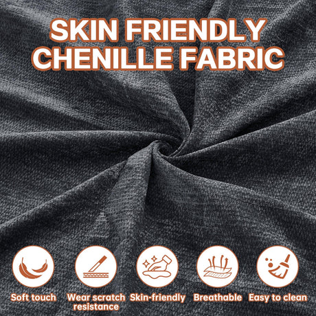 Modern Convertible Linen Foam-Filled Sleeper Sofa Bed With Pillows - Omega Lifestyles