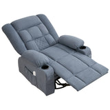 3D Kneading Heated Rocker Recliner Chair With USB Port - Omega Lifestyles