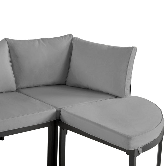 Modern Outdoor Sectional Patio Furniture Set With Cushions - Omega Lifestyles