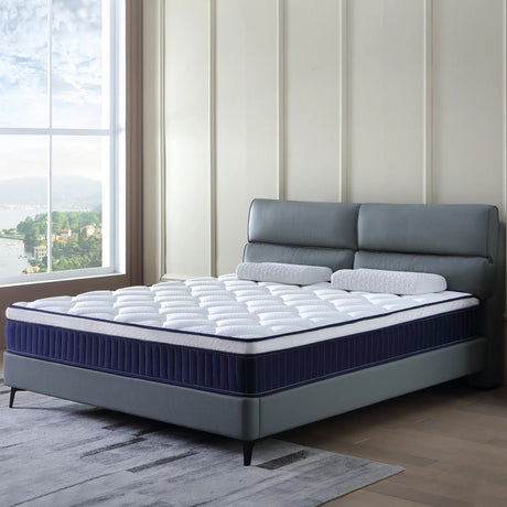 Twin Medium 10-Inch Hybrid Memory Foam Mattress - Omega Lifestyles