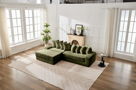 Convertible Corduroy Foldable Floor Sofa Bed - Omega Lifestyles