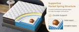 Medium 12-Inch Gel-Infused Cooling Memory Foam Hybrid Mattress - Sleep Galleria