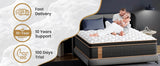 Medium 12-Inch Gel-Infused Cooling Memory Foam Hybrid Mattress - Sleep Galleria