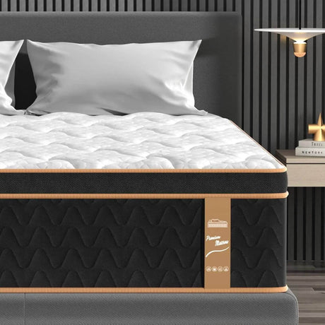Medium 12-Inch Gel-Infused Cooling Memory Foam Hybrid Mattress - Sleep Galleria