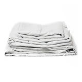 100% Rayon Bamboo Split Head Sheet Set Pewter - Sleep Galleria