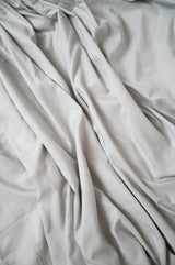 100% Rayon Bamboo Split Head Sheet Set Pewter - Sleep Galleria