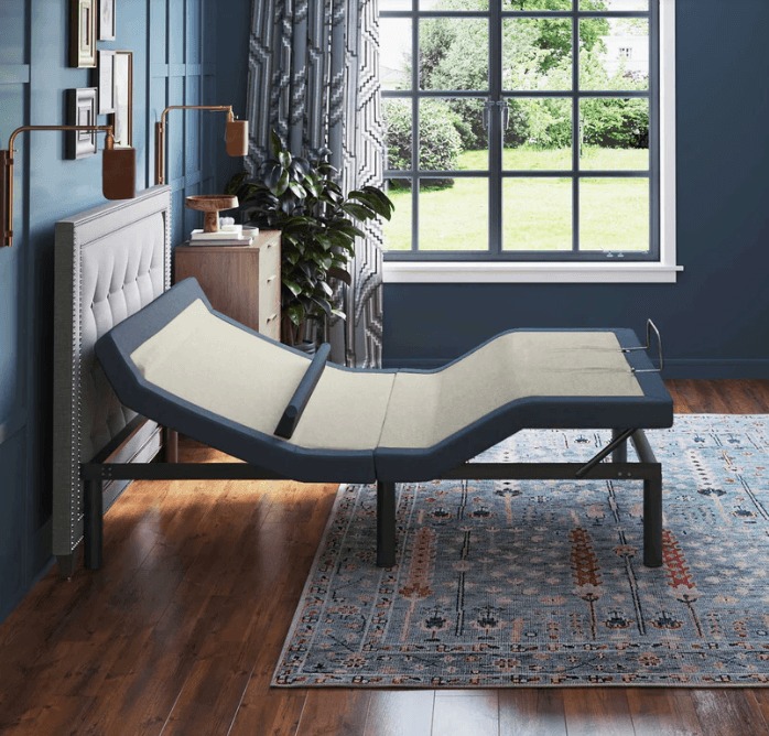 Adjustable Bed Base With Head Foot Tilt Lumbar Massage - Sleep Galleria