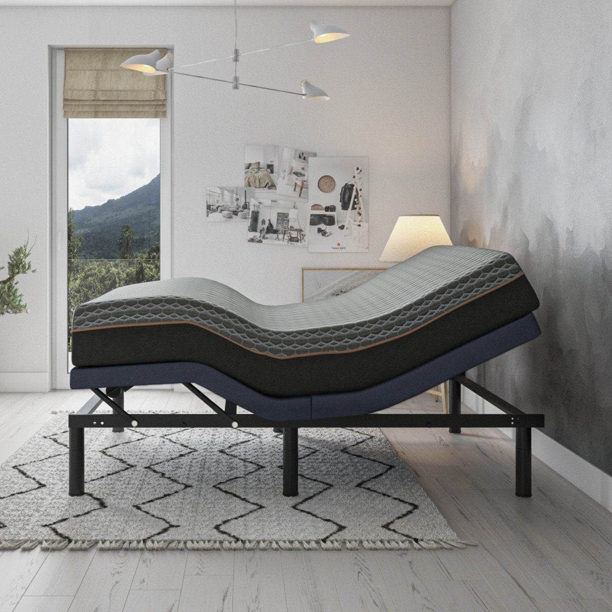 King Adjustable Bed Base With Wireless Remote Control - Sleep Galleria