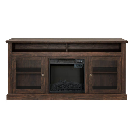 Modern American Traditional Fireplace TV Stand Console - Omega Lifestyles