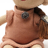 Knitted Cotton Polyester Princess Doll Soft Toy - Omega Lifestyles