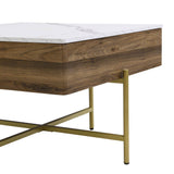 Modern Square Lift-Top Coffee Table Set With Ottomans - Sleep Galleria