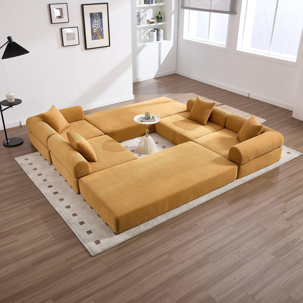 Convertible Corduroy Memory Foam Folding Sofa Bed - Omega Lifestyles