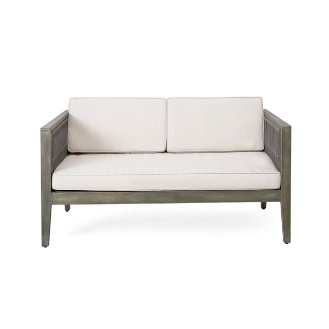 4-Piece Acacia Wood Outdoor Patio Furniture Set - Omega Lifestyles