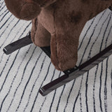 Kids Plush Ride-On Rocking Horse With Sounds and Bear Toy - Omega Lifestyles