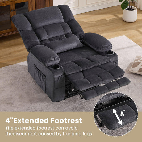 Dual Motor Power Lift Recliner Chair With Heat Massage - Omega Lifestyles