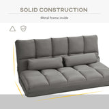 Convertible Folding Floor Sofa Bed With 2 Pillows - Omega Lifestyles