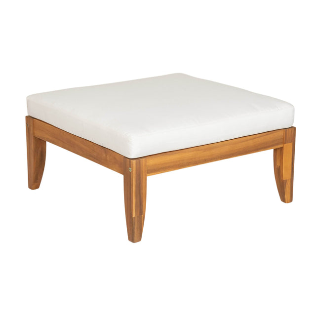 6-Piece Acacia Wood Modular Outdoor Patio Sofa Set - Omega Lifestyles