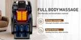 Zero Gravity Full Body Heated Airbag Massage Chair - Omega Lifestyles