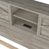 3-Piece Antique Gray Farmhouse Platform Bed Set - Omega Lifestyles